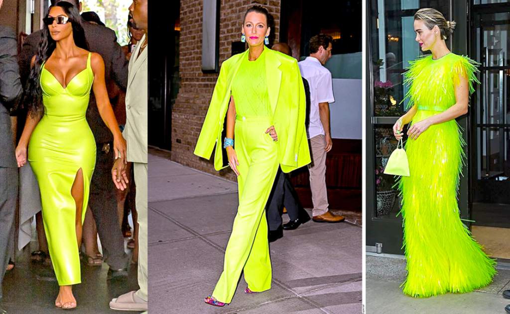 El color neón llega como una corriente electrizante 3 celebrities - El color neón llega como una corriente electrizante