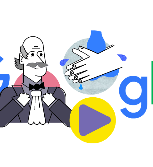 Doodle de Google reconoce a Ignaz Semmelweis, quien descubrió que lavarse las manos puede salvar vidas