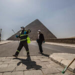 Egipto desinfecta las pirámides por temor al coronavirus
